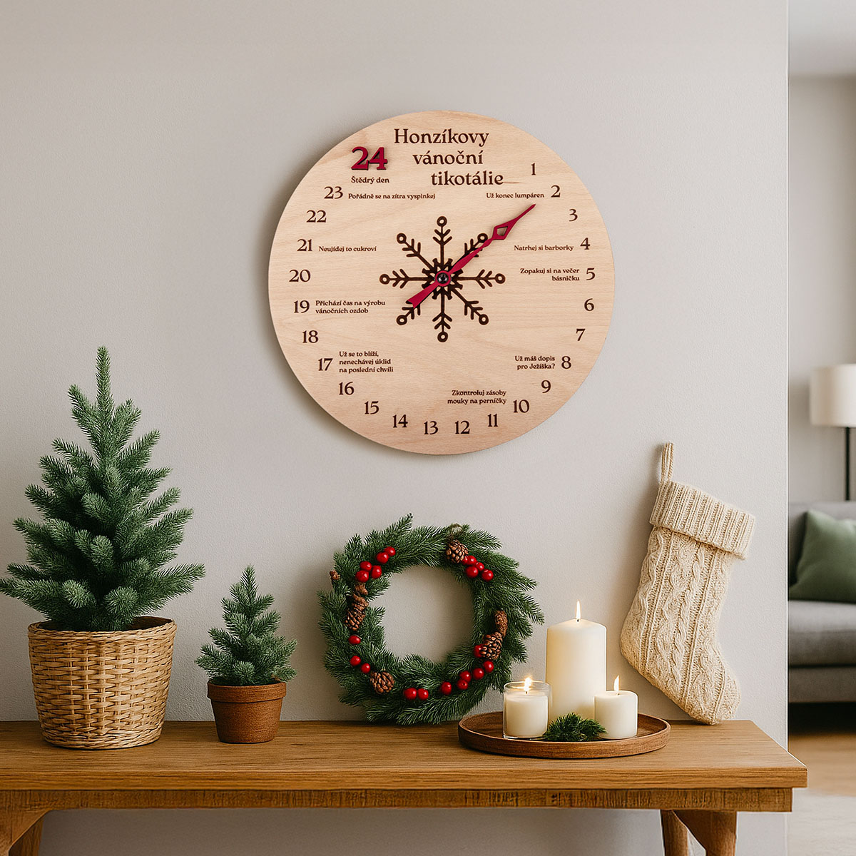 Vánoční Tikotálie - adventní kalendář s jménem na přání